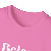 I Belong To Jesus Women's Relaxed Fit T-Shirt, White Print-KVOM