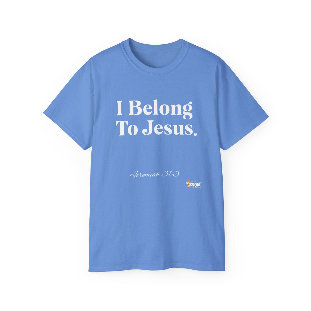 I Belong To Jesus Women's Relaxed Fit T-Shirt, White Print-KVOM