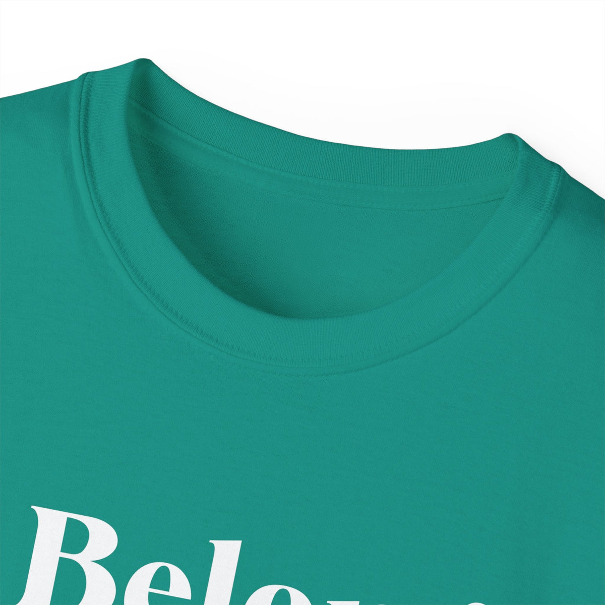 I Belong To Jesus Women's Relaxed Fit T-Shirt, White Print-KVOM