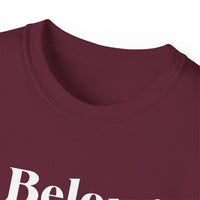 I Belong To Jesus Women's Relaxed Fit T-Shirt, White Print-KVOM