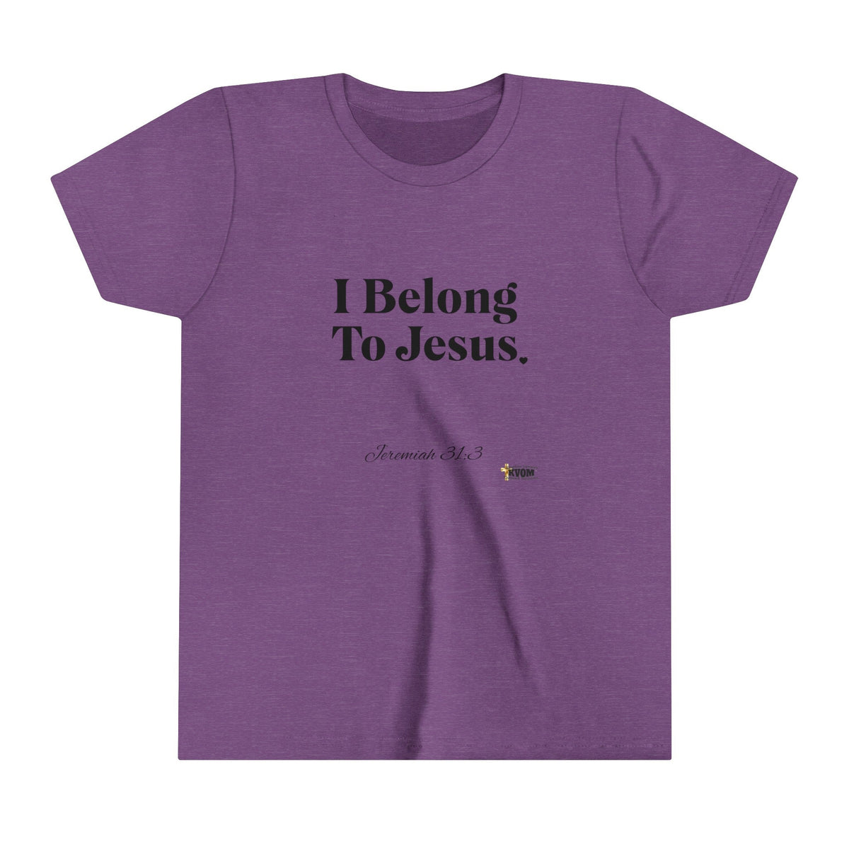 I Belong To Jesus Youth Short Sleeve T-Shirt-Children's Clothing-KVOM