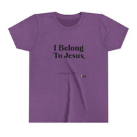 I Belong To Jesus Youth Short Sleeve T-Shirt-Children's Clothing-KVOM