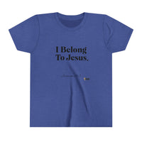 I Belong To Jesus Youth Short Sleeve T-Shirt-Children's Clothing-KVOM