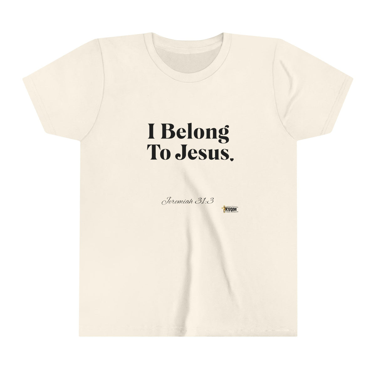 I Belong To Jesus Youth Short Sleeve T-Shirt-Children's Clothing-KVOM