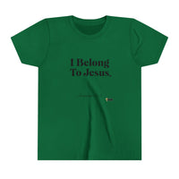 I Belong To Jesus Youth Short Sleeve T-Shirt-Children's Clothing-KVOM