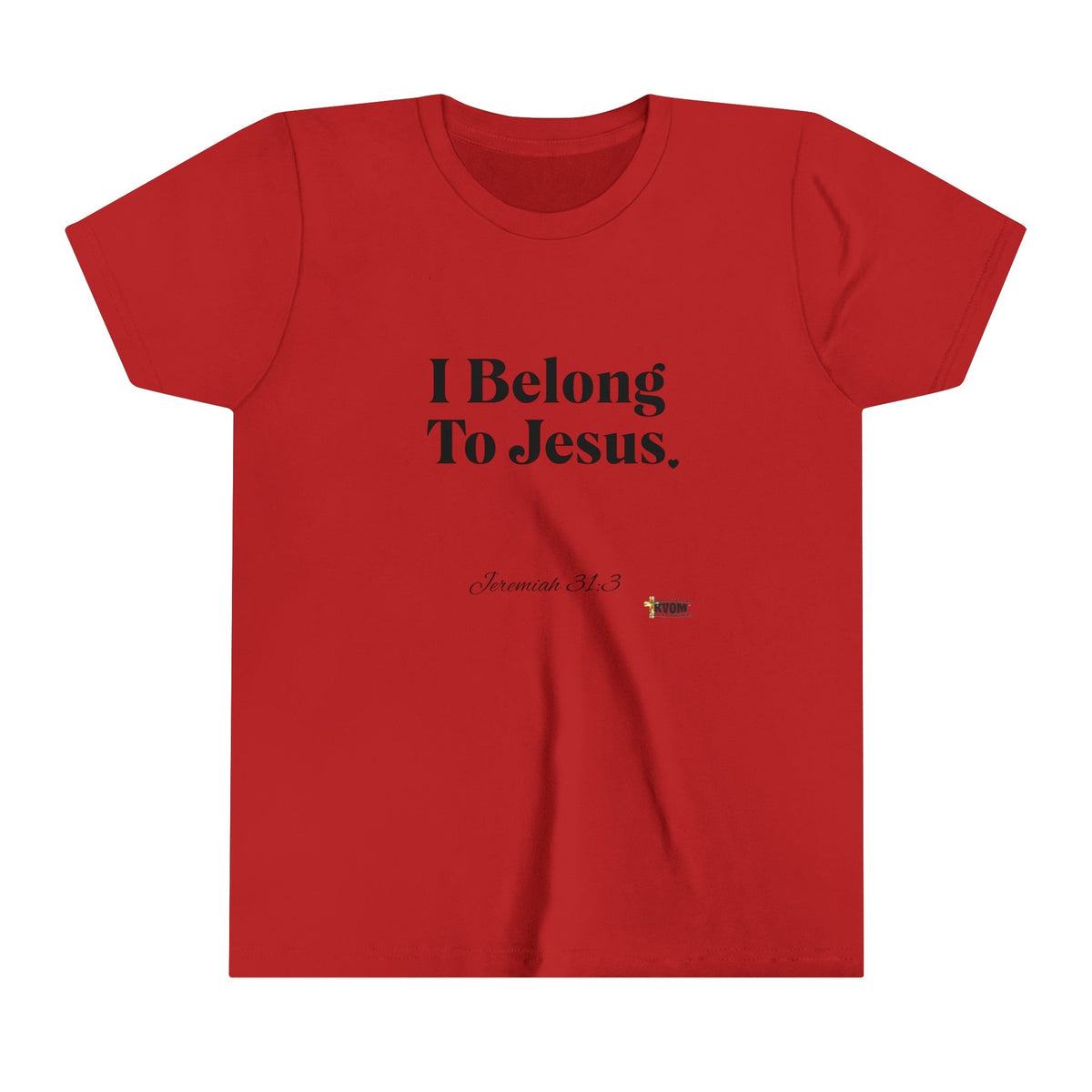 I Belong To Jesus Youth Short Sleeve T-Shirt-Children's Clothing-KVOM