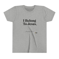 I Belong To Jesus Youth Short Sleeve T-Shirt-Children's Clothing-KVOM