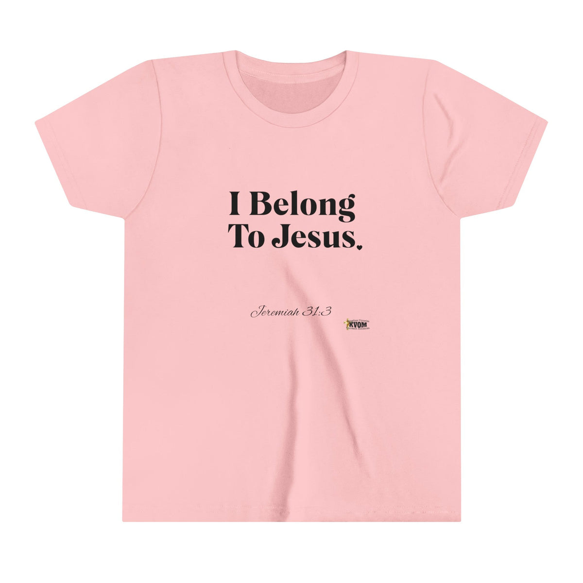 I Belong To Jesus Youth Short Sleeve T-Shirt-Children's Clothing-KVOM