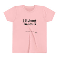 I Belong To Jesus Youth Short Sleeve T-Shirt-Children's Clothing-KVOM