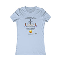 I Choose The Sword of The Spirit Women's Fitted Shirt-KVOM