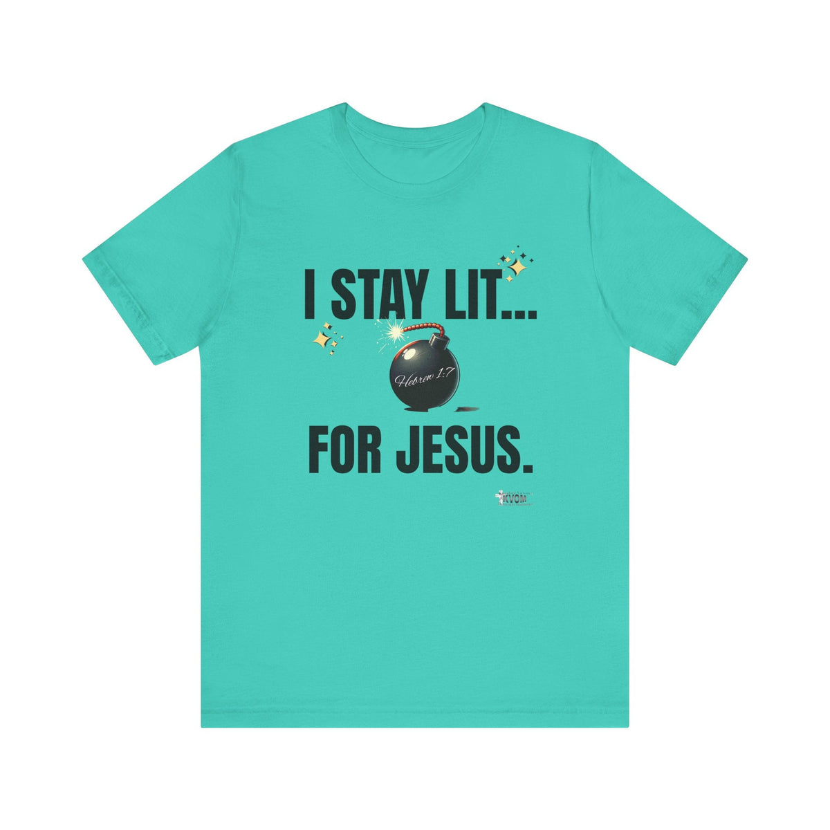 I Stay Lit For Jesus Unisex Short Sleeve Shirt-KVOM