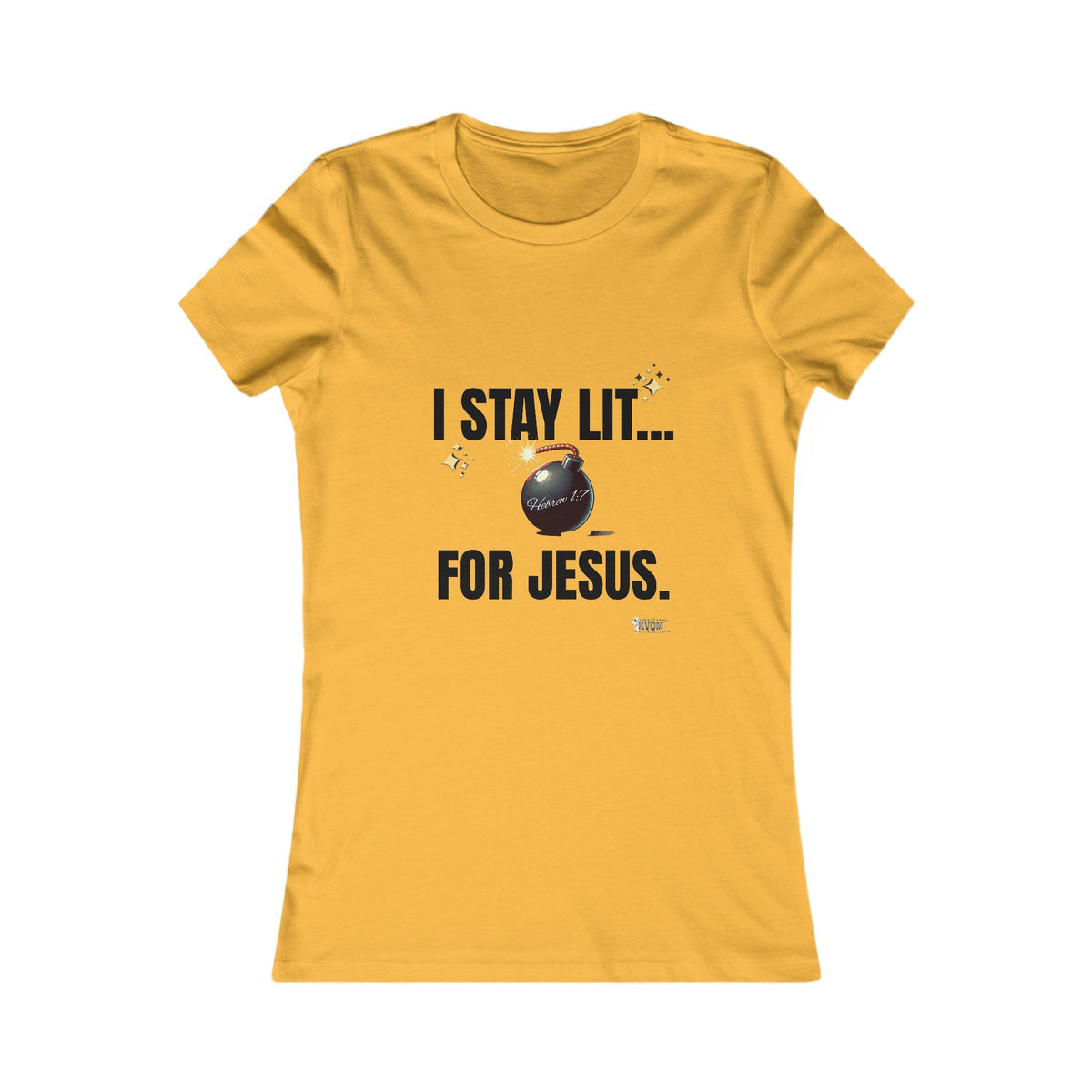 I Stay Lit For Jesus Women's Favorite Shirt-KVOM