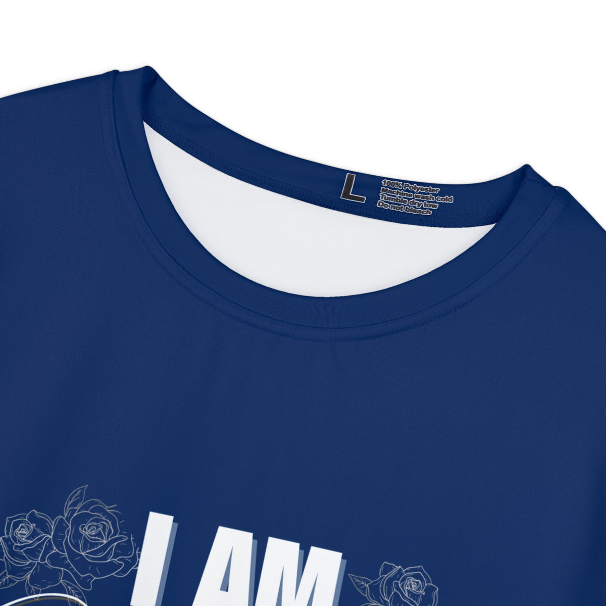 IAM Precious In His Sight Women's Short Sleeve Shirt Royal Blue-KVOM