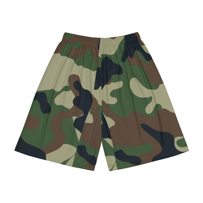 I'm A Soldier In The Army of The Lord Men's Shorts, Green Camo-KVOM