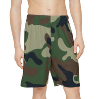 I'm A Soldier In The Army of The Lord Men's Shorts, Green Camo-KVOM