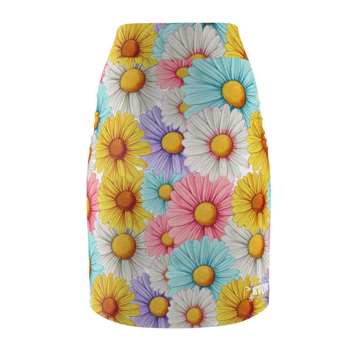 Jesus Is So Groovy Women's Pencil Skirt Daisy Skirt-KVOM