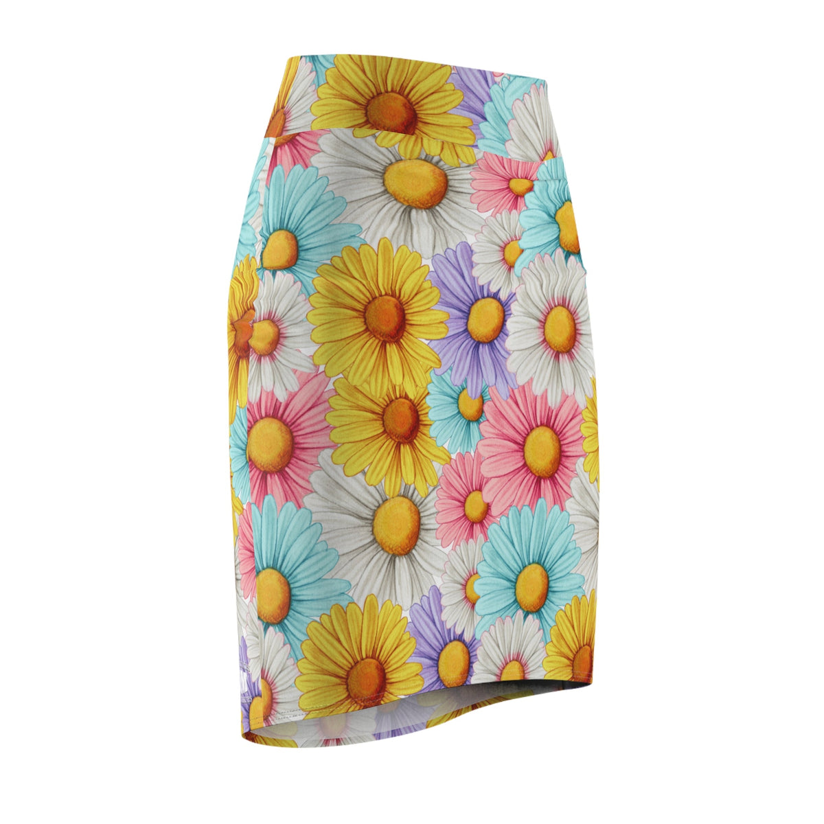 Jesus Is So Groovy Women's Pencil Skirt Daisy Skirt-KVOM