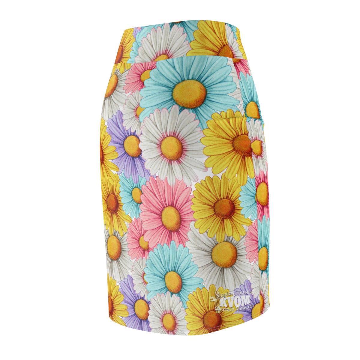 Jesus Is So Groovy Women's Pencil Skirt Daisy Skirt-KVOM