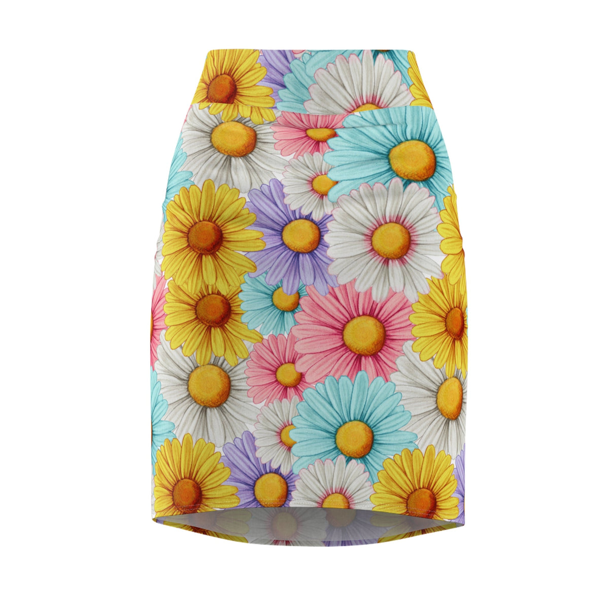 Jesus Is So Groovy Women's Pencil Skirt Daisy Skirt-KVOM