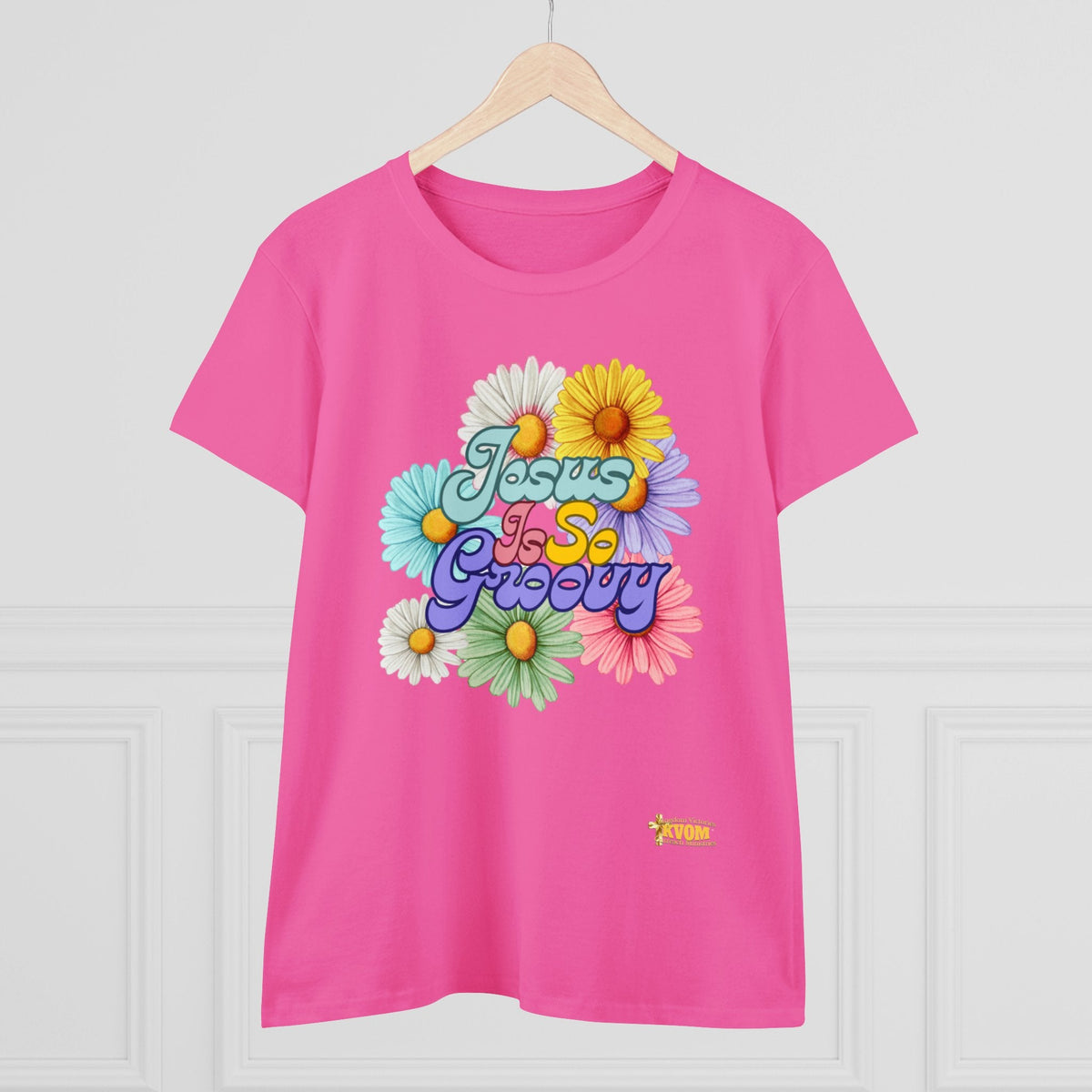 Jesus Is So Groovy Women's Relaxed Fitted Shirt-KVOM