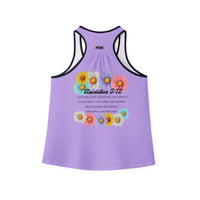 Jesus Is So Groovy Women's Tank Top Lt Purple-KVOM