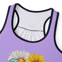 Jesus Is So Groovy Women's Tank Top Lt Purple-KVOM