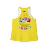 Jesus Is So Groovy Women's Tank Top Yellow-KVOM