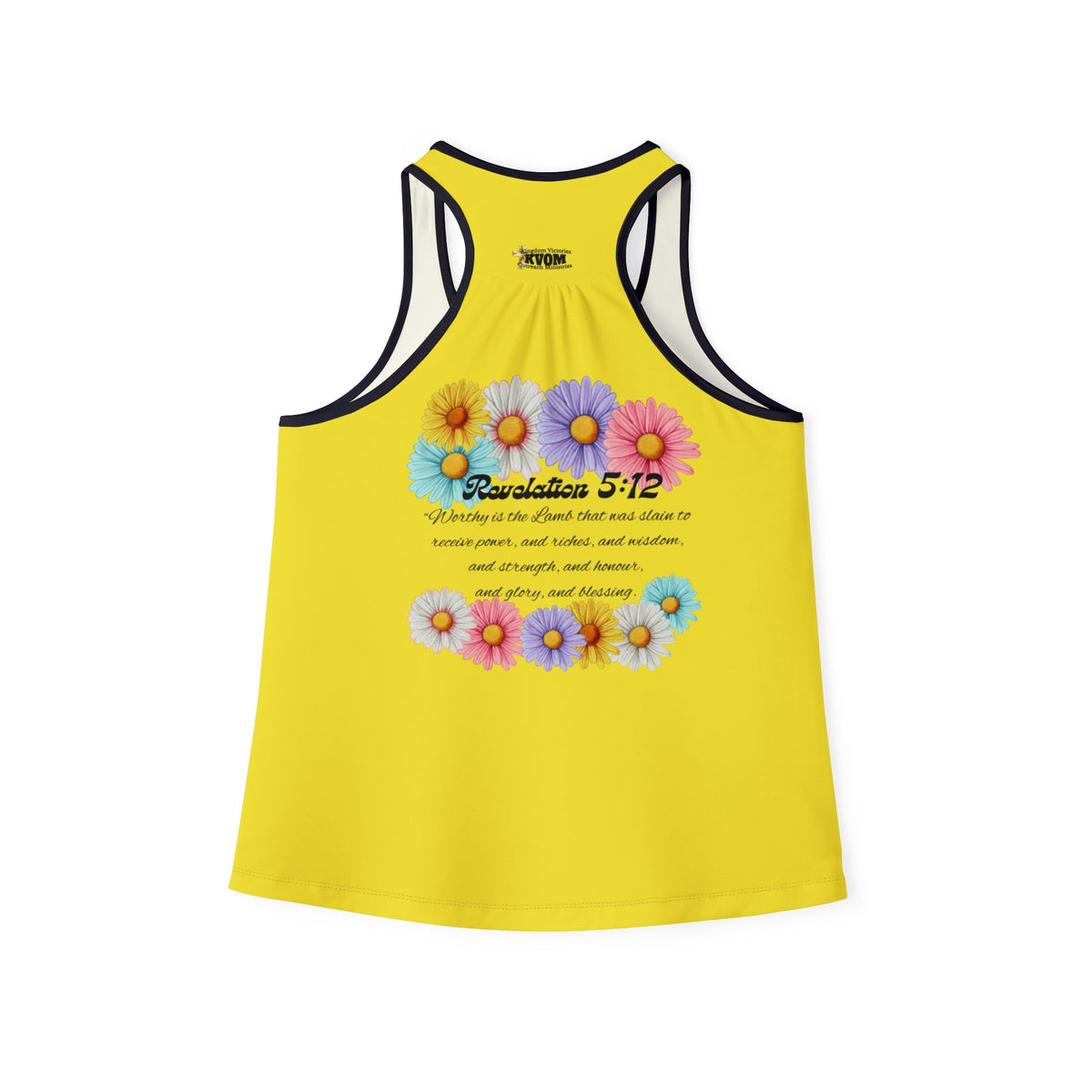 Jesus Is So Groovy Women's Tank Top Yellow-KVOM