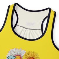 Jesus Is So Groovy Women's Tank Top Yellow-KVOM