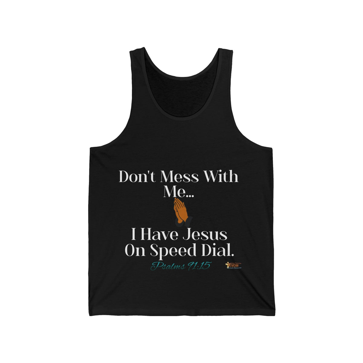 Jesus On Speed Dial Unisex Sports Jersey Tank-KVOM