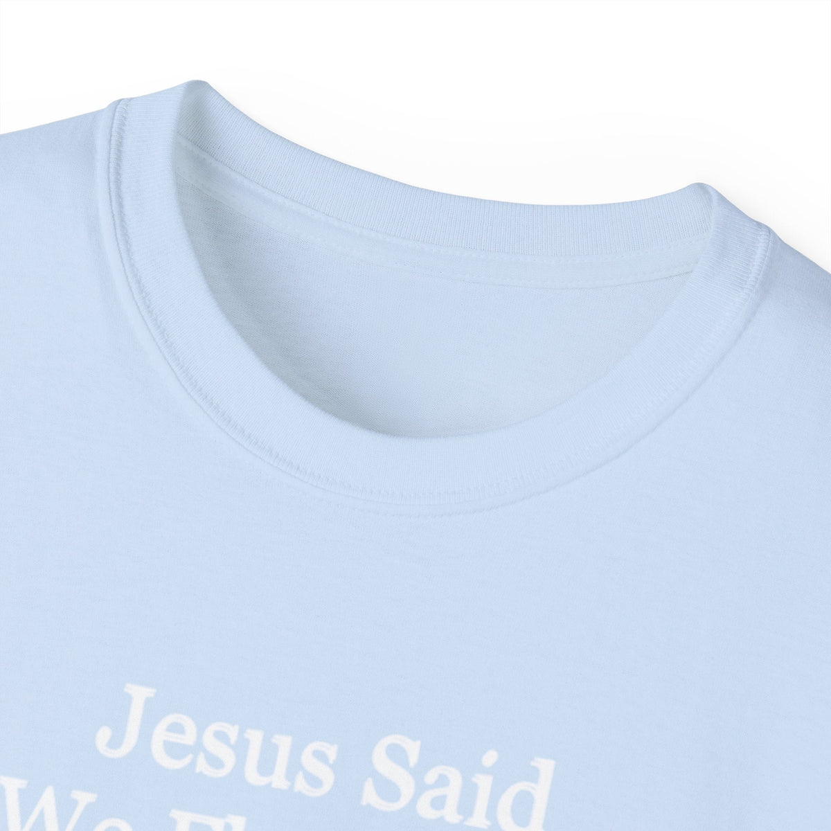 Jesus Said We Fly Soon Ticket? Unisex Relaxed T-Shirt-KVOM