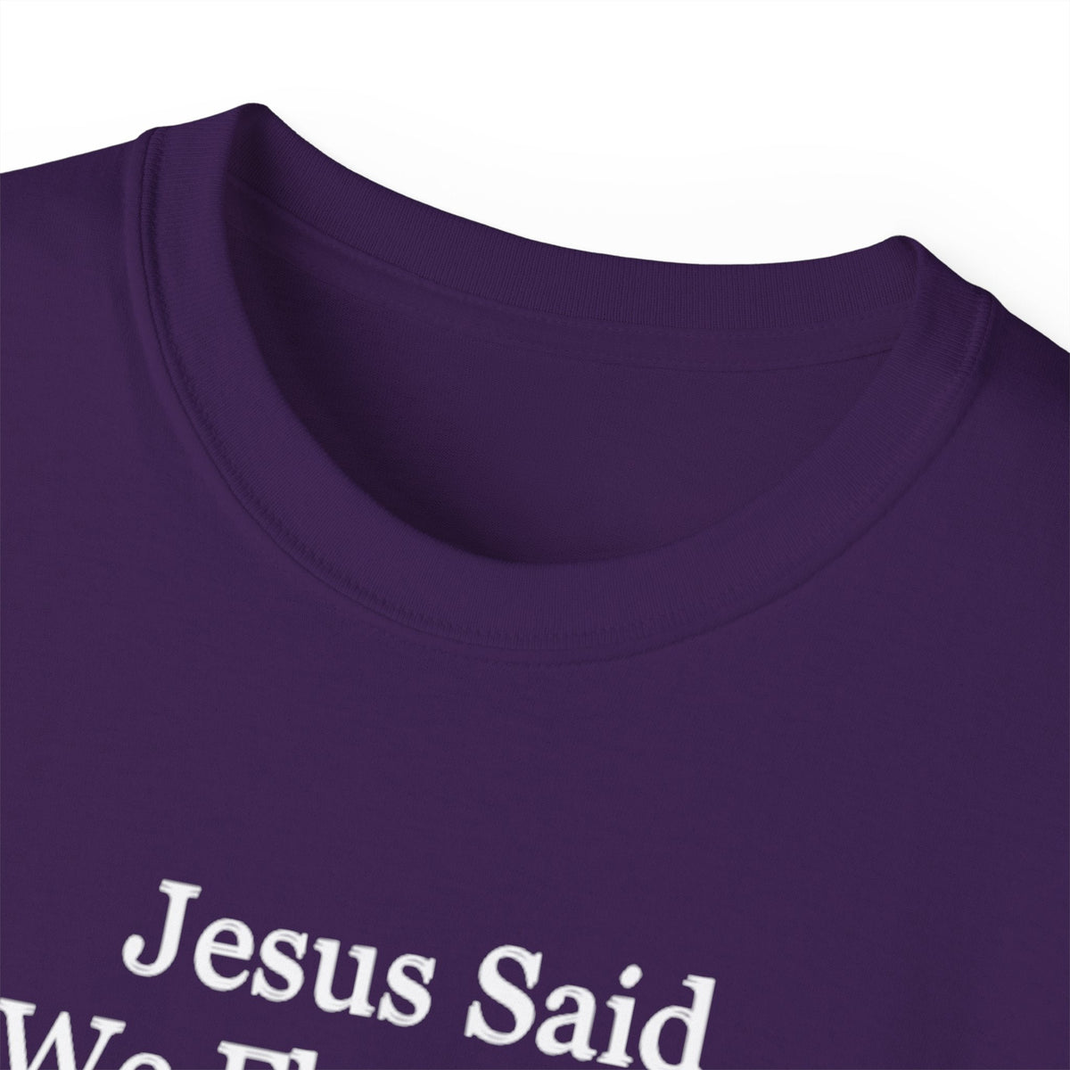 Jesus Said We Fly Soon Ticket? Unisex Relaxed T-Shirt-KVOM