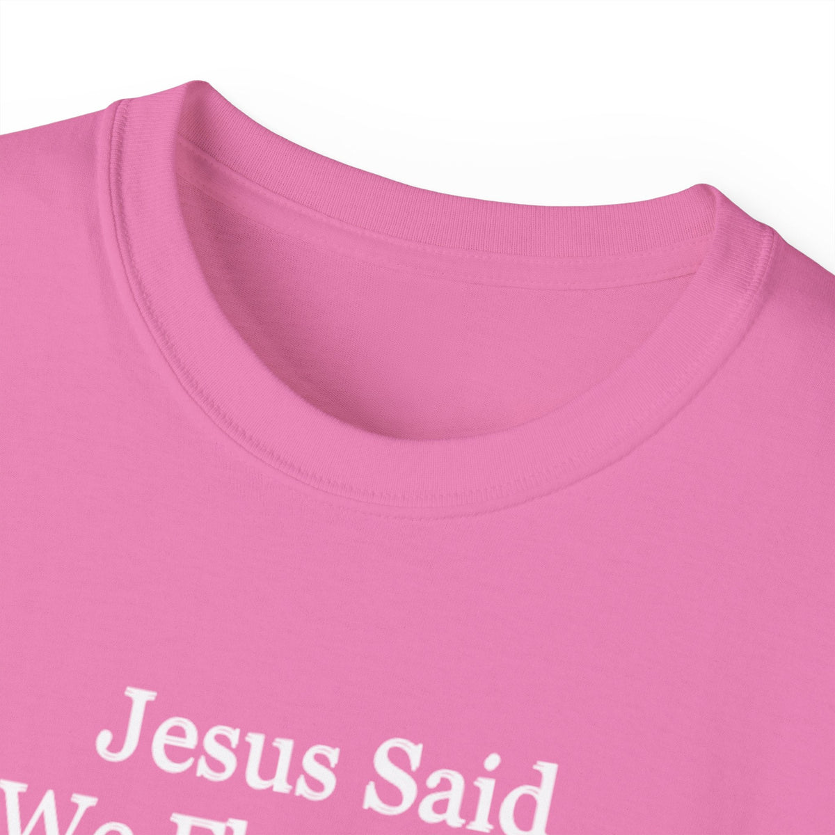 Jesus Said We Fly Soon Ticket? Unisex Relaxed T-Shirt-KVOM