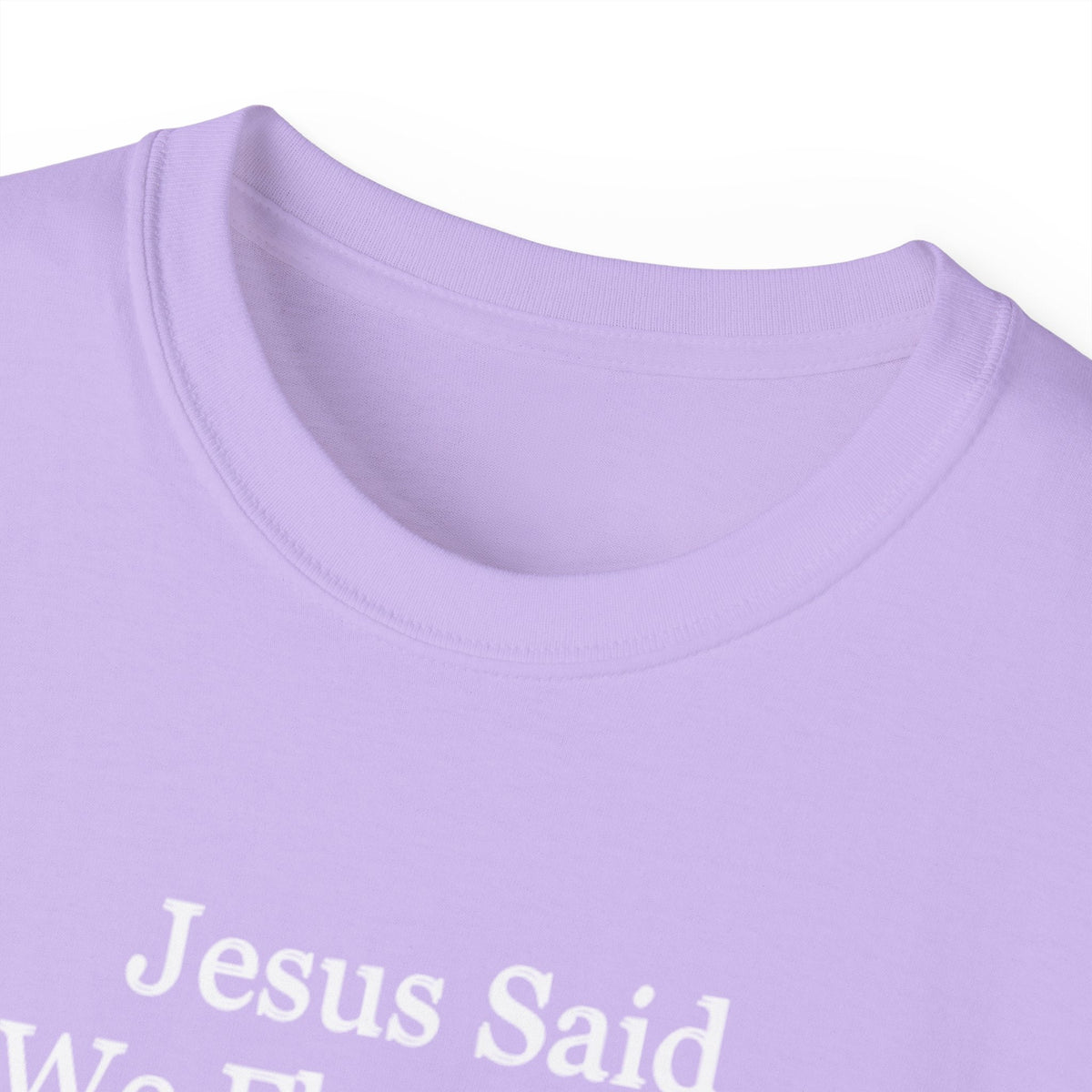 Jesus Said We Fly Soon Ticket? Unisex Relaxed T-Shirt-KVOM