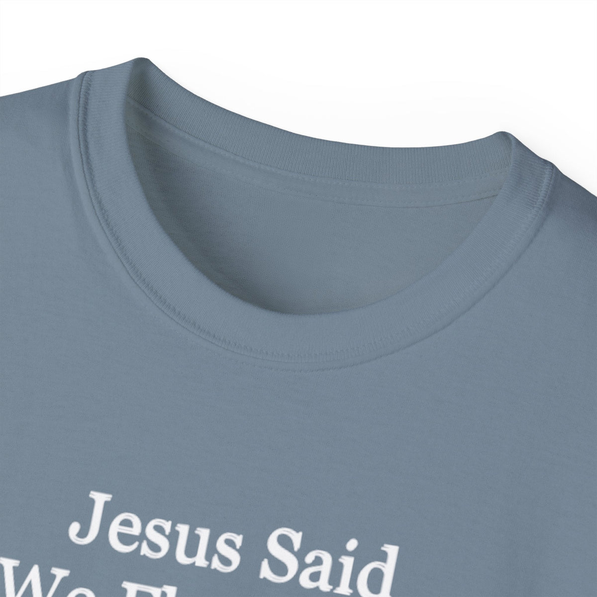 Jesus Said We Fly Soon Ticket? Unisex Relaxed T-Shirt-KVOM