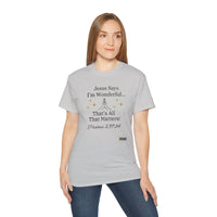 Jesus Says I'm Wonderful Women's Relaxed Shirt-KVOM