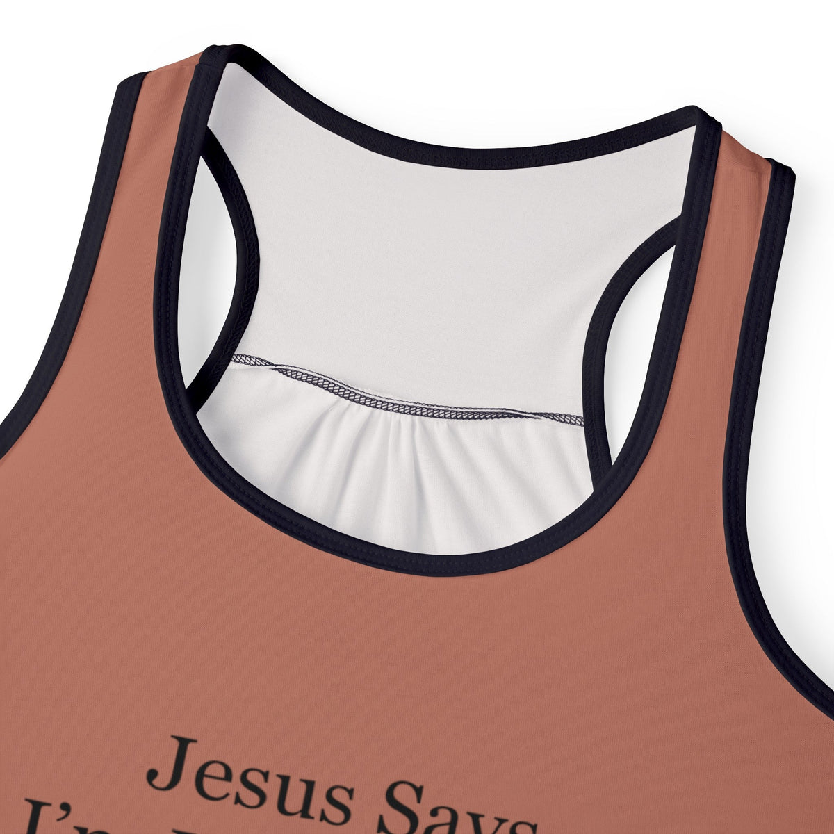 Jesus Says I'm Wonderful Women's Tank Top, English Nude Toffee-KVOM; KVOM Christian Clothing; Women’s Clothing; Women's Vintage Clothing; Dainty Vintage; Women’s T-Shirts; Hoodies Sale; Ladies Tops; Ladies Dresses; Floral Tops; Floral Dresses; Flower Clothes; Activewear; Glorious; Psalms; Blessings On Blessings; Teens Clothing; Christian Book Store; Girl’s Clothing Sale; Mother’s Day Sale; Gifts For Sister; Christian Gifts; Gifts for Daughter; Spring Sale; Clearance Sale; Jesus; Christ Is King; Holy Ghost; 