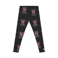 Jesus Says We Fly Soon Ticket? Women's Casual Leggings Black-KVOM