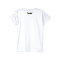 Jesus Says We Fly Soon Ticket? Women's Jersey T-Shirt White-KVOM