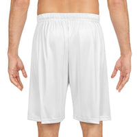 Jesus is Lit Basketball Shorts, White-KVOM KVOM Christian Clothing; Women’s Clothing; Women’s T-Shirts; Men's Clothing; Men's T-Shirts, Hoodies Sale; Ladies Tops; Ladies Dresses; Floral Tops; Floral Dresses; Flower Clothes; Activewear; Glorious; Psalms; Blessings On Blessings; Teens Clothing; Christian Book Store; Girl’s Clothing Sale; Mother’s Day Sale; Gifts For Sister; Christian Gifts; Gifts for Daughter; Spring Sale; Clearance Sale; Jesus; Christ Is King; Holy Ghost; God Got Me; Spiritual Warrior; Proph