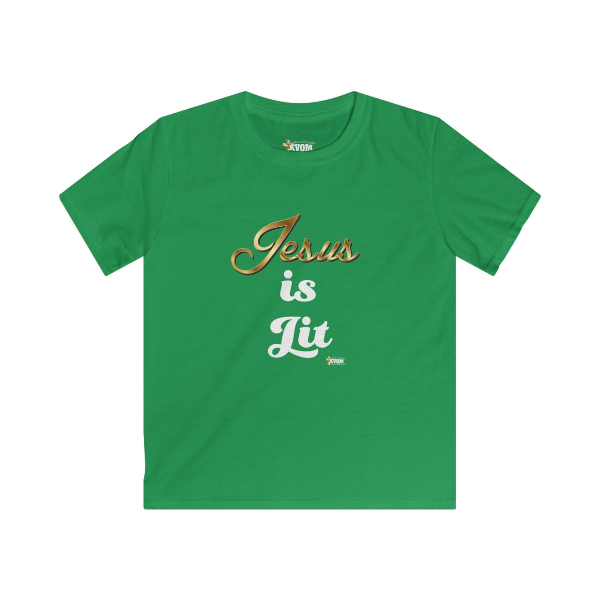 Jesus is Lit Kids Relaxed Fit T-Shirt-KVOM KVOM Christian Clothing; Women’s Clothing; Women’s T-Shirts; Men's Clothing; Men's T-Shirts, Hoodies Sale; Ladies Tops; Ladies Dresses; Floral Tops; Floral Dresses; Flower Clothes; Activewear; Glorious; Psalms; Blessings On Blessings; Teens Clothing; Christian Book Store; Girl’s Clothing Sale; Mother’s Day Sale; Gifts For Sister; Christian Gifts; Gifts for Daughter; Spring Sale; Clearance Sale; Jesus; Christ Is King; Holy Ghost; God Got Me; Spiritual Warrior; Proph