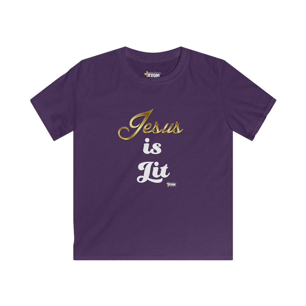 Jesus is Lit Kids Relaxed Fit T-Shirt-KVOM KVOM Christian Clothing; Women’s Clothing; Women’s T-Shirts; Men's Clothing; Men's T-Shirts, Hoodies Sale; Ladies Tops; Ladies Dresses; Floral Tops; Floral Dresses; Flower Clothes; Activewear; Glorious; Psalms; Blessings On Blessings; Teens Clothing; Christian Book Store; Girl’s Clothing Sale; Mother’s Day Sale; Gifts For Sister; Christian Gifts; Gifts for Daughter; Spring Sale; Clearance Sale; Jesus; Christ Is King; Holy Ghost; God Got Me; Spiritual Warrior; Proph