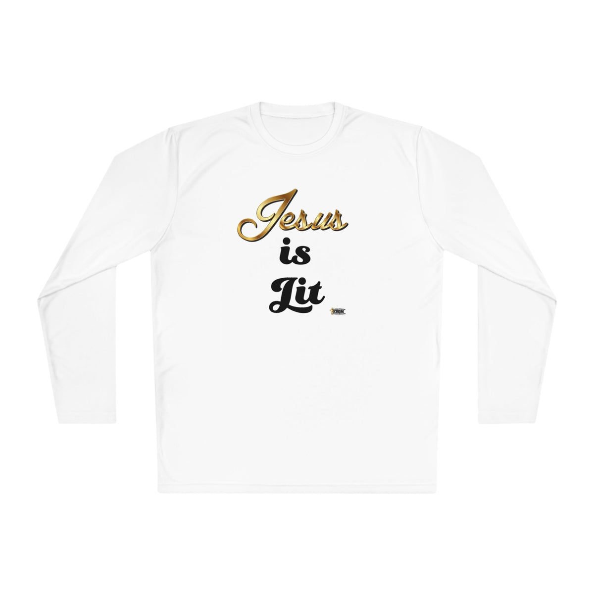 Jesus is Lit Men's Activewear Long Sleeve T-Shirt-KVOM KVOM Christian Clothing; Women’s Clothing; Women’s T-Shirts; Men's Clothing; Men's T-Shirts, Hoodies Sale; Ladies Tops; Ladies Dresses; Floral Tops; Floral Dresses; Flower Clothes; Activewear; Glorious; Psalms; Blessings On Blessings; Teens Clothing; Christian Book Store; Girl’s Clothing Sale; Mother’s Day Sale; Gifts For Sister; Christian Gifts; Gifts for Daughter; Spring Sale; Clearance Sale; Jesus; Christ Is King; Holy Ghost; God Got Me; Spiritual Wa