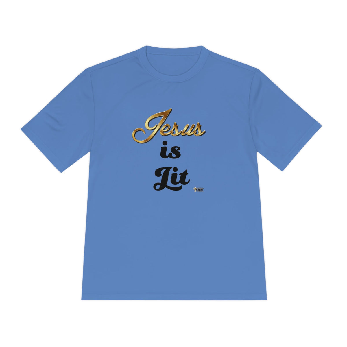 Jesus is Lit Men's Moisture Wicking Sports Tee-KVOM KVOM Christian Clothing; Women’s Clothing; Women’s T-Shirts; Men's Clothing; Men's T-Shirts, Hoodies Sale; Ladies Tops; Ladies Dresses; Floral Tops; Floral Dresses; Flower Clothes; Activewear; Glorious; Psalms; Blessings On Blessings; Teens Clothing; Christian Book Store; Girl’s Clothing Sale; Mother’s Day Sale; Gifts For Sister; Christian Gifts; Gifts for Daughter; Spring Sale; Clearance Sale; Jesus; Christ Is King; Holy Ghost; God Got Me; Spiritual Warri