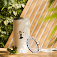 Jesus is Lit Ringneck Tumbler, 20oz, Steel, White-KVOM KVOM Christian Clothing; Women’s Clothing; Women’s T-Shirts; Men's Clothing; Men's T-Shirts, Hoodies Sale; Ladies Tops; Ladies Dresses; Floral Tops; Floral Dresses; Flower Clothes; Activewear; Glorious; Psalms; Blessings On Blessings; Teens Clothing; Christian Book Store; Girl’s Clothing Sale; Mother’s Day Sale; Gifts For Sister; Christian Gifts; Gifts for Daughter; Spring Sale; Clearance Sale; Jesus; Christ Is King; Holy Ghost; God Got Me; Spiritual Wa