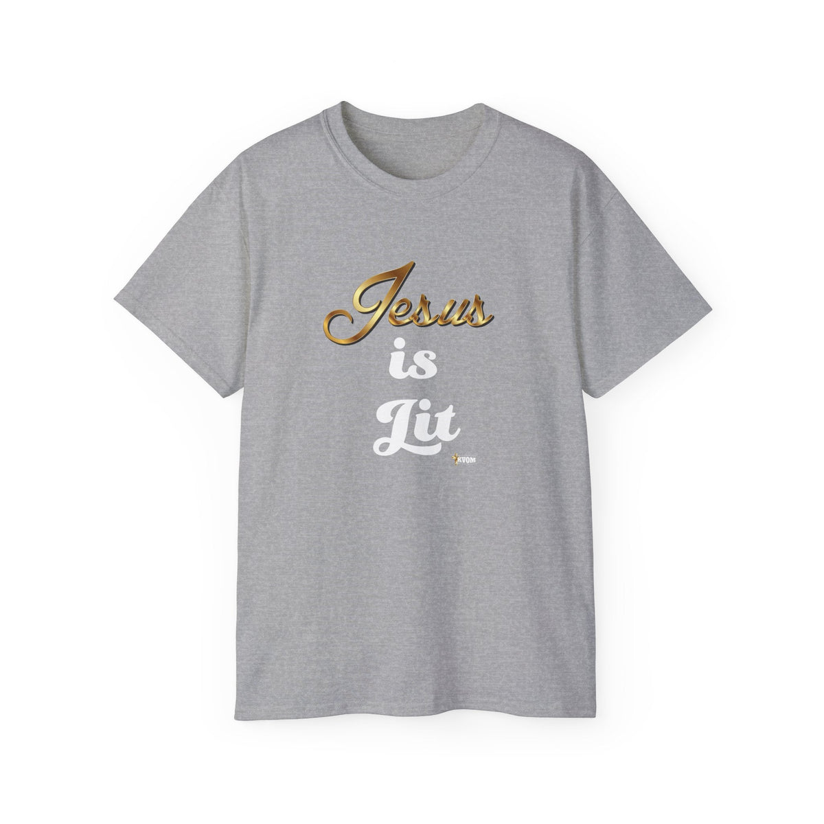 Jesus is Lit Unisex Ultra Cotton Tee-KVOM KVOM Christian Clothing; Women’s Clothing; Women’s T-Shirts; Men's Clothing; Men's T-Shirts, Hoodies Sale; Ladies Tops; Ladies Dresses; Floral Tops; Floral Dresses; Flower Clothes; Activewear; Glorious; Psalms; Blessings On Blessings; Teens Clothing; Christian Book Store; Girl’s Clothing Sale; Mother’s Day Sale; Gifts For Sister; Christian Gifts; Gifts for Daughter; Spring Sale; Clearance Sale; Jesus; Christ Is King; Holy Ghost; God Got Me; Spiritual Warrior; Prophe