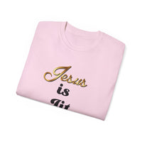 Jesus is Lit Unisex Ultra Cotton Tee-KVOM KVOM Christian Clothing; Women’s Clothing; Women’s T-Shirts; Men's Clothing; Men's T-Shirts, Hoodies Sale; Ladies Tops; Ladies Dresses; Floral Tops; Floral Dresses; Flower Clothes; Activewear; Glorious; Psalms; Blessings On Blessings; Teens Clothing; Christian Book Store; Girl’s Clothing Sale; Mother’s Day Sale; Gifts For Sister; Christian Gifts; Gifts for Daughter; Spring Sale; Clearance Sale; Jesus; Christ Is King; Holy Ghost; God Got Me; Spiritual Warrior; Prophe