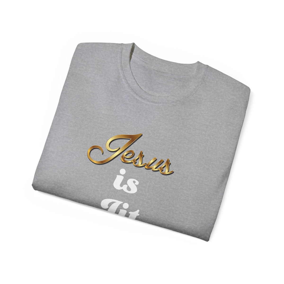 Jesus is Lit Unisex Ultra Cotton Tee-KVOM KVOM Christian Clothing; Women’s Clothing; Women’s T-Shirts; Men's Clothing; Men's T-Shirts, Hoodies Sale; Ladies Tops; Ladies Dresses; Floral Tops; Floral Dresses; Flower Clothes; Activewear; Glorious; Psalms; Blessings On Blessings; Teens Clothing; Christian Book Store; Girl’s Clothing Sale; Mother’s Day Sale; Gifts For Sister; Christian Gifts; Gifts for Daughter; Spring Sale; Clearance Sale; Jesus; Christ Is King; Holy Ghost; God Got Me; Spiritual Warrior; Prophe