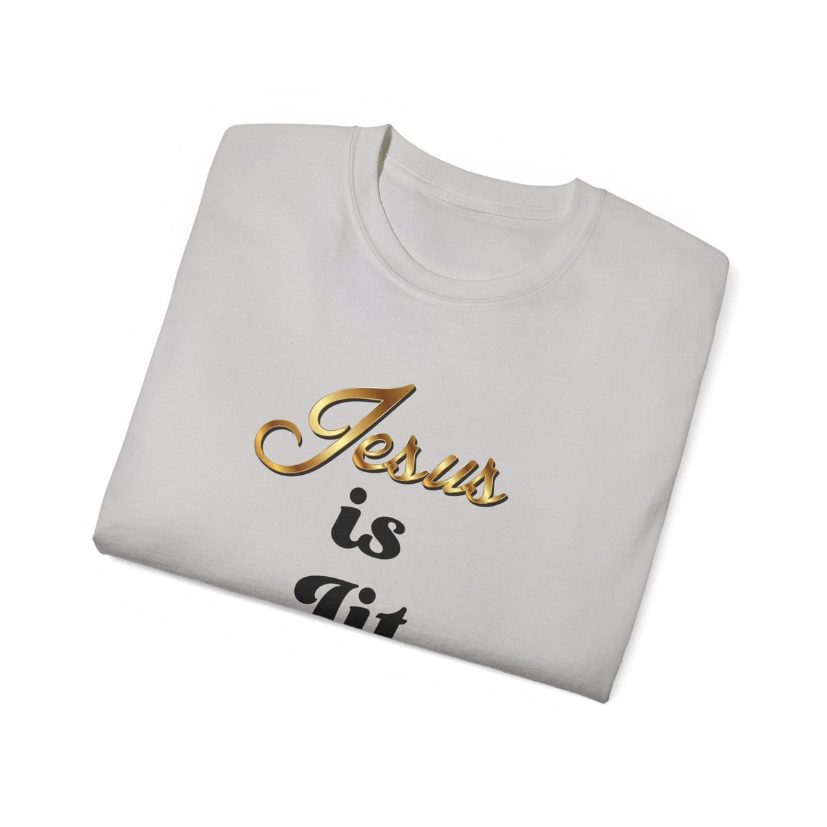 Jesus is Lit Unisex Ultra Cotton Tee-KVOM KVOM Christian Clothing; Women’s Clothing; Women’s T-Shirts; Men's Clothing; Men's T-Shirts, Hoodies Sale; Ladies Tops; Ladies Dresses; Floral Tops; Floral Dresses; Flower Clothes; Activewear; Glorious; Psalms; Blessings On Blessings; Teens Clothing; Christian Book Store; Girl’s Clothing Sale; Mother’s Day Sale; Gifts For Sister; Christian Gifts; Gifts for Daughter; Spring Sale; Clearance Sale; Jesus; Christ Is King; Holy Ghost; God Got Me; Spiritual Warrior; Prophe