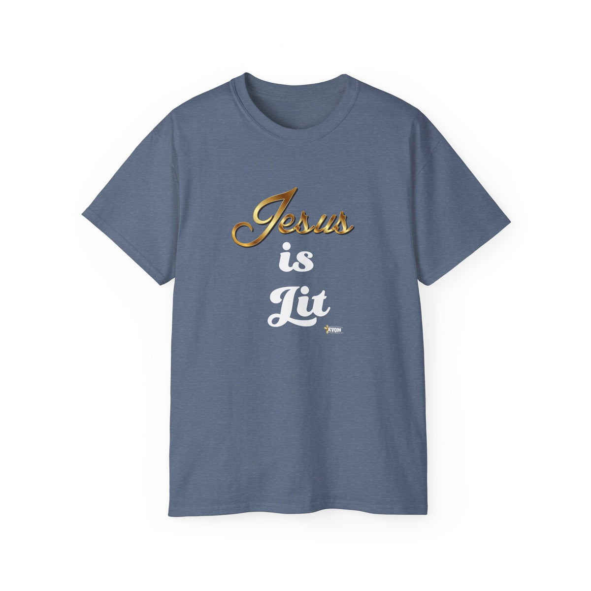 Jesus is Lit Unisex Ultra Cotton Tee-KVOM KVOM Christian Clothing; Women’s Clothing; Women’s T-Shirts; Men's Clothing; Men's T-Shirts, Hoodies Sale; Ladies Tops; Ladies Dresses; Floral Tops; Floral Dresses; Flower Clothes; Activewear; Glorious; Psalms; Blessings On Blessings; Teens Clothing; Christian Book Store; Girl’s Clothing Sale; Mother’s Day Sale; Gifts For Sister; Christian Gifts; Gifts for Daughter; Spring Sale; Clearance Sale; Jesus; Christ Is King; Holy Ghost; God Got Me; Spiritual Warrior; Prophe